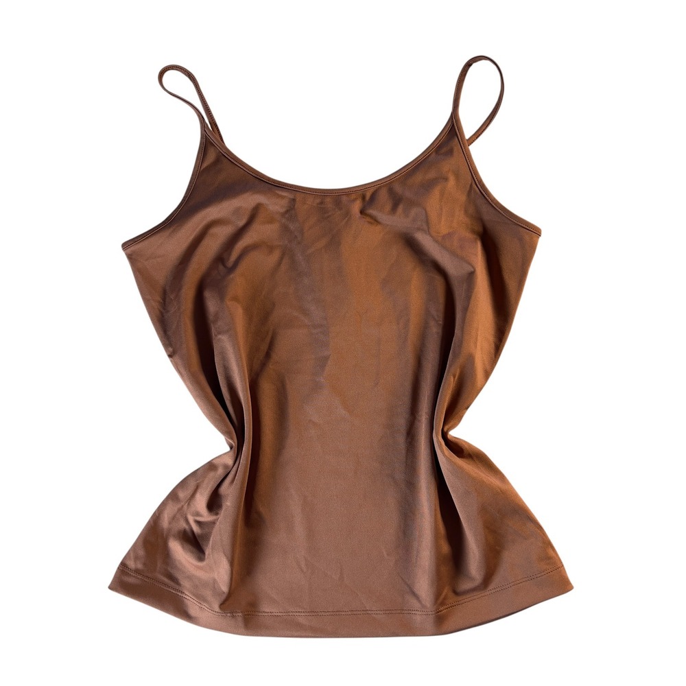 Banana Republic Essential Cami Brown Bronze Adjustable Strap Tank Top 606138 M